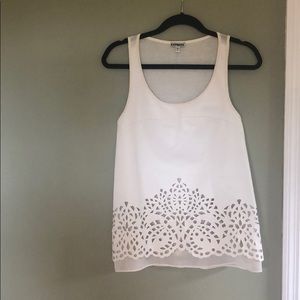 White, dressy top from Express